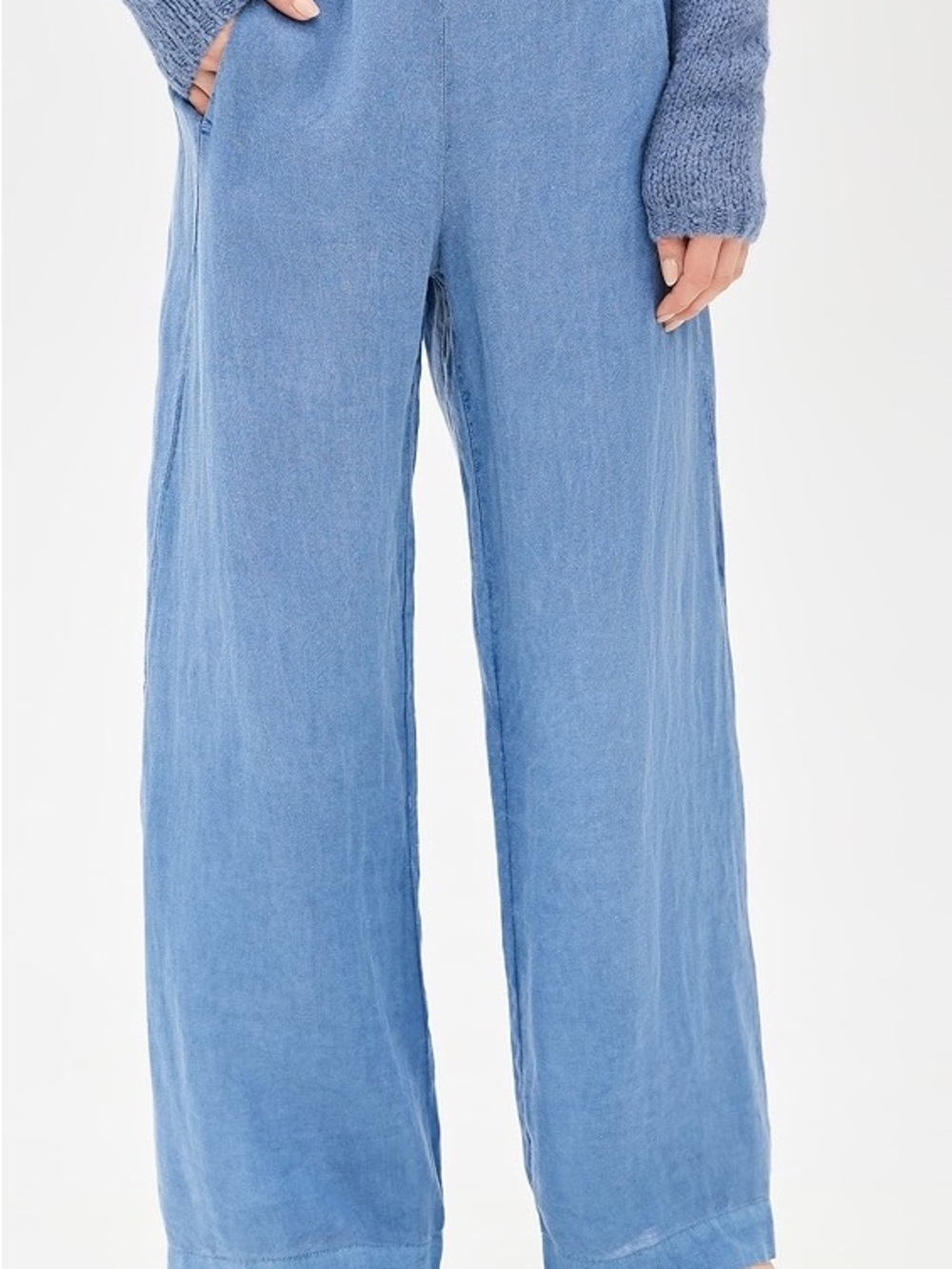 Velvet x Cleo Wade Stephanie Linen Pants, Size M